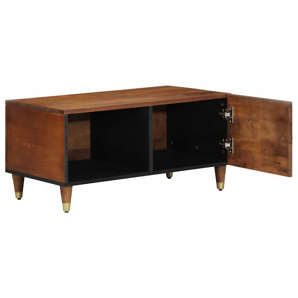 Couchtisch Honigbraun 80 x 50 x 40 cm massives Mangoholz