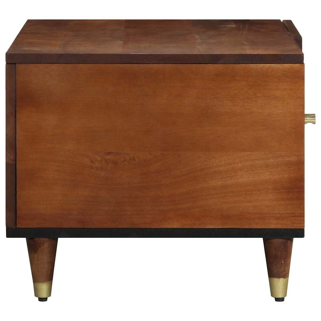 Couchtisch Honigbraun 80 x 50 x 40 cm massives Mangoholz