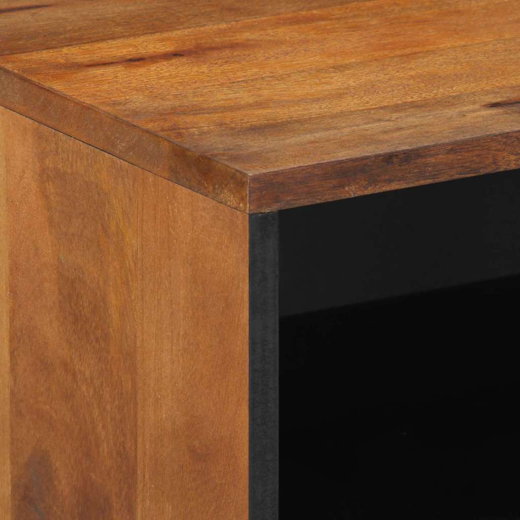 Nachttisch Honigbraun 50 x 33 x 62 cm massives Mangoholz