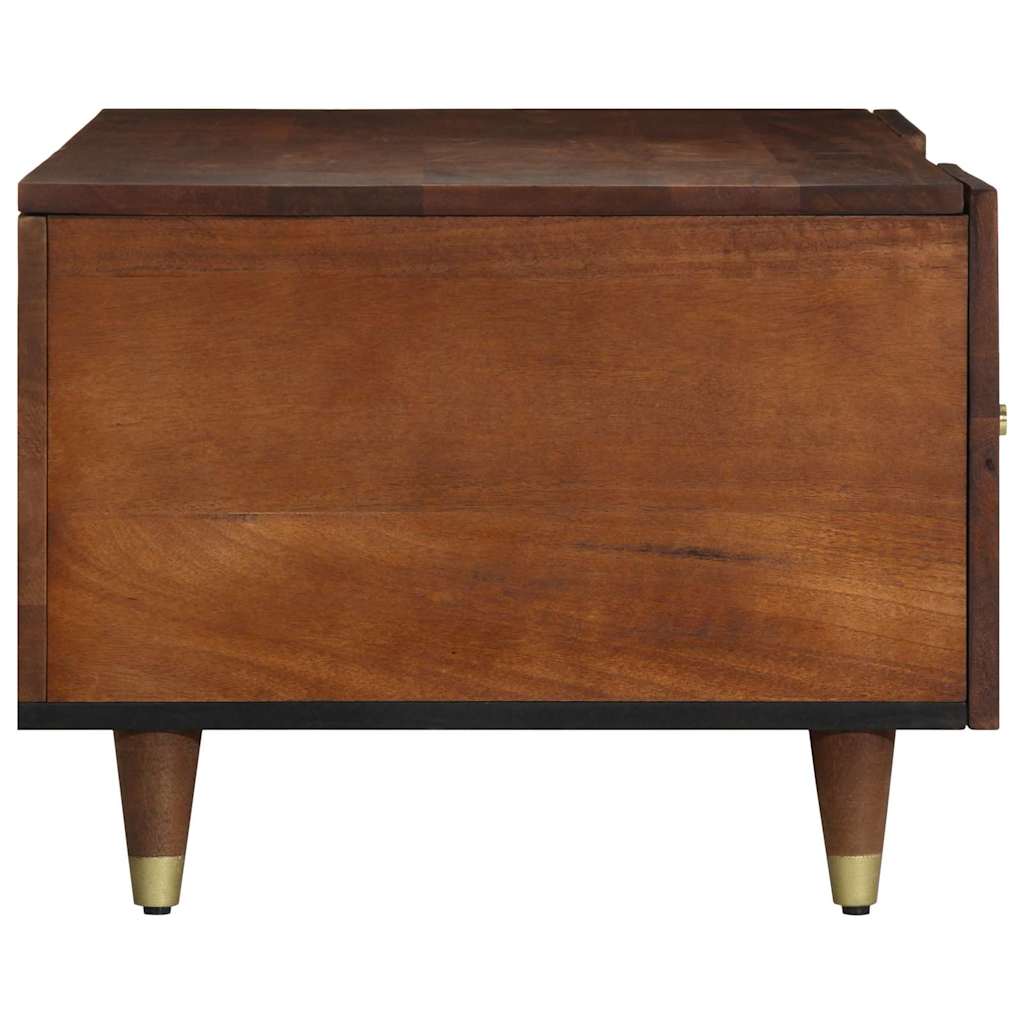 Couchtisch Honigbraun 100 x 54 x 40 cm massives Mangoholz