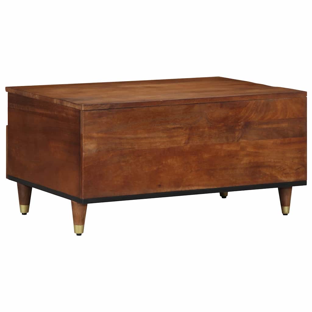 Couchtisch Honigbraun 80 x 54 x 40 cm massives Mangoholz