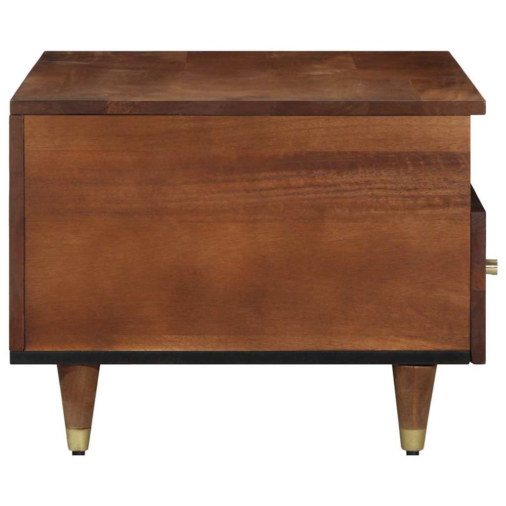 Couchtisch Honigbraun 80 x 54 x 40 cm massives Mangoholz