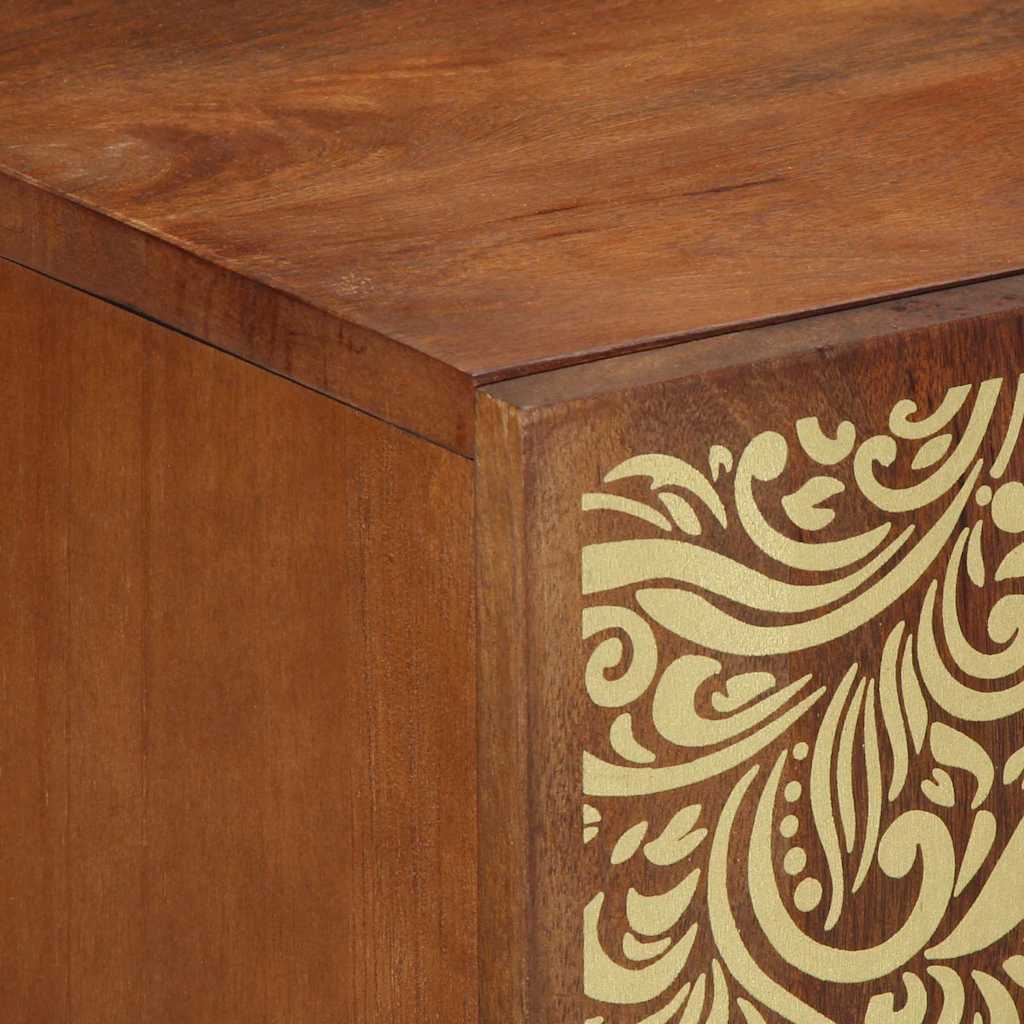 Badezimmerschrank Braun 62 x 33 x 58 cm Massivholz Mango