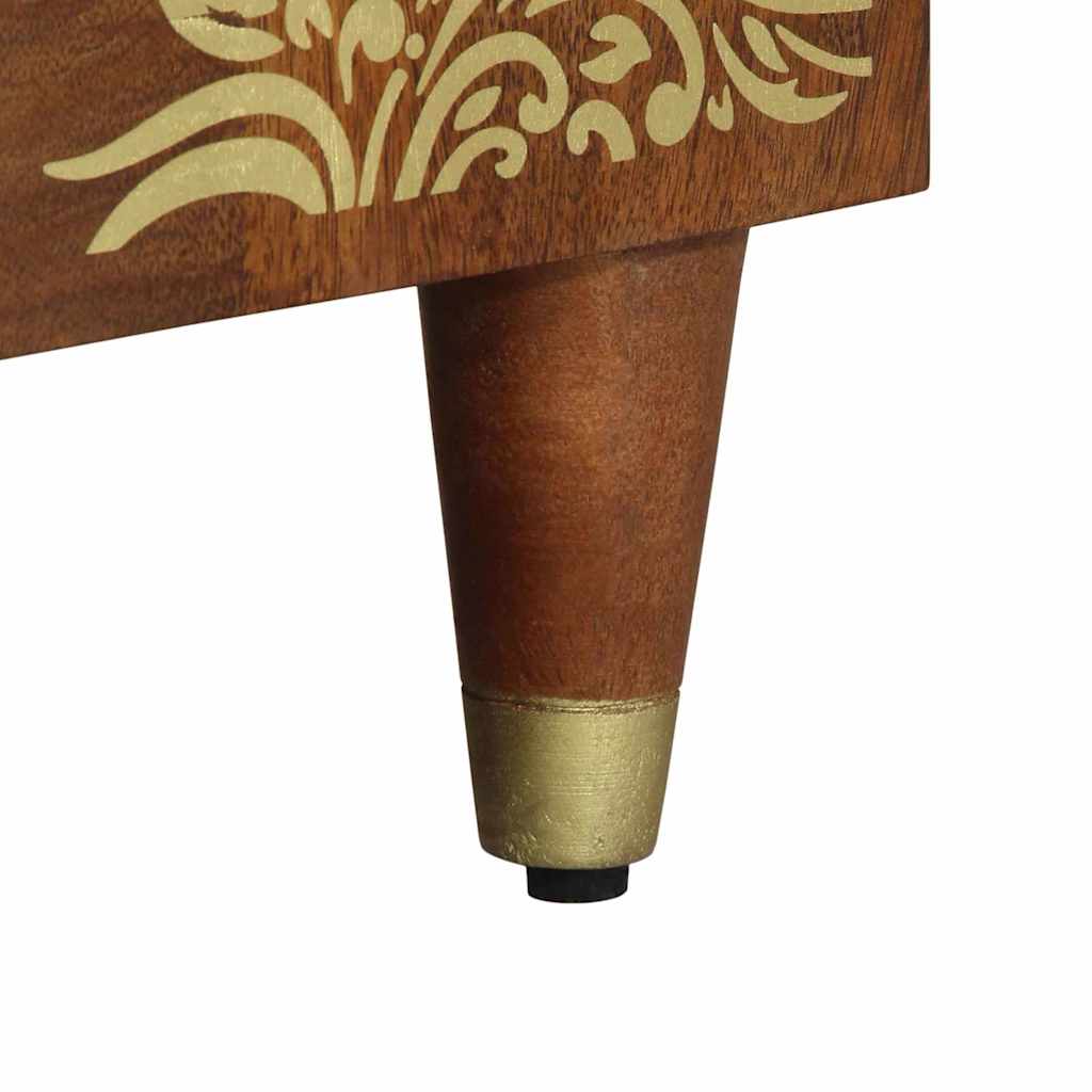 Badezimmerschrank Braun 62 x 33 x 58 cm Massivholz Mango