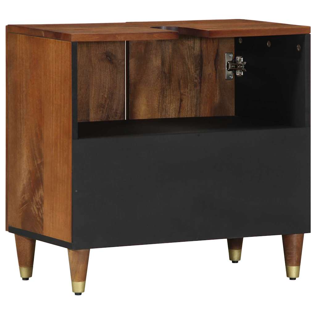 Badezimmerschrank Braun 62 x 33 x 58 cm Massivholz Mango