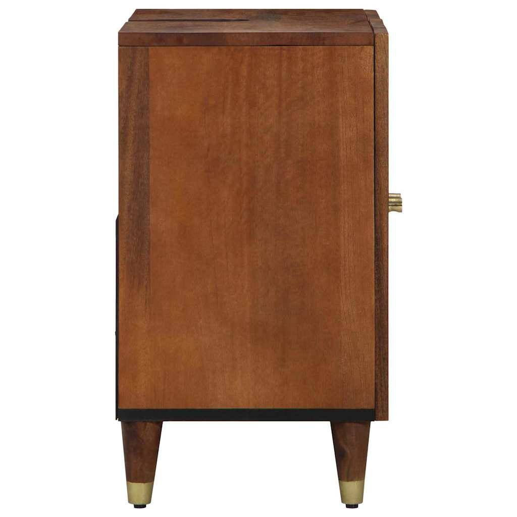 Badezimmerschrank Braun 62 x 33 x 58 cm Massivholz Mango
