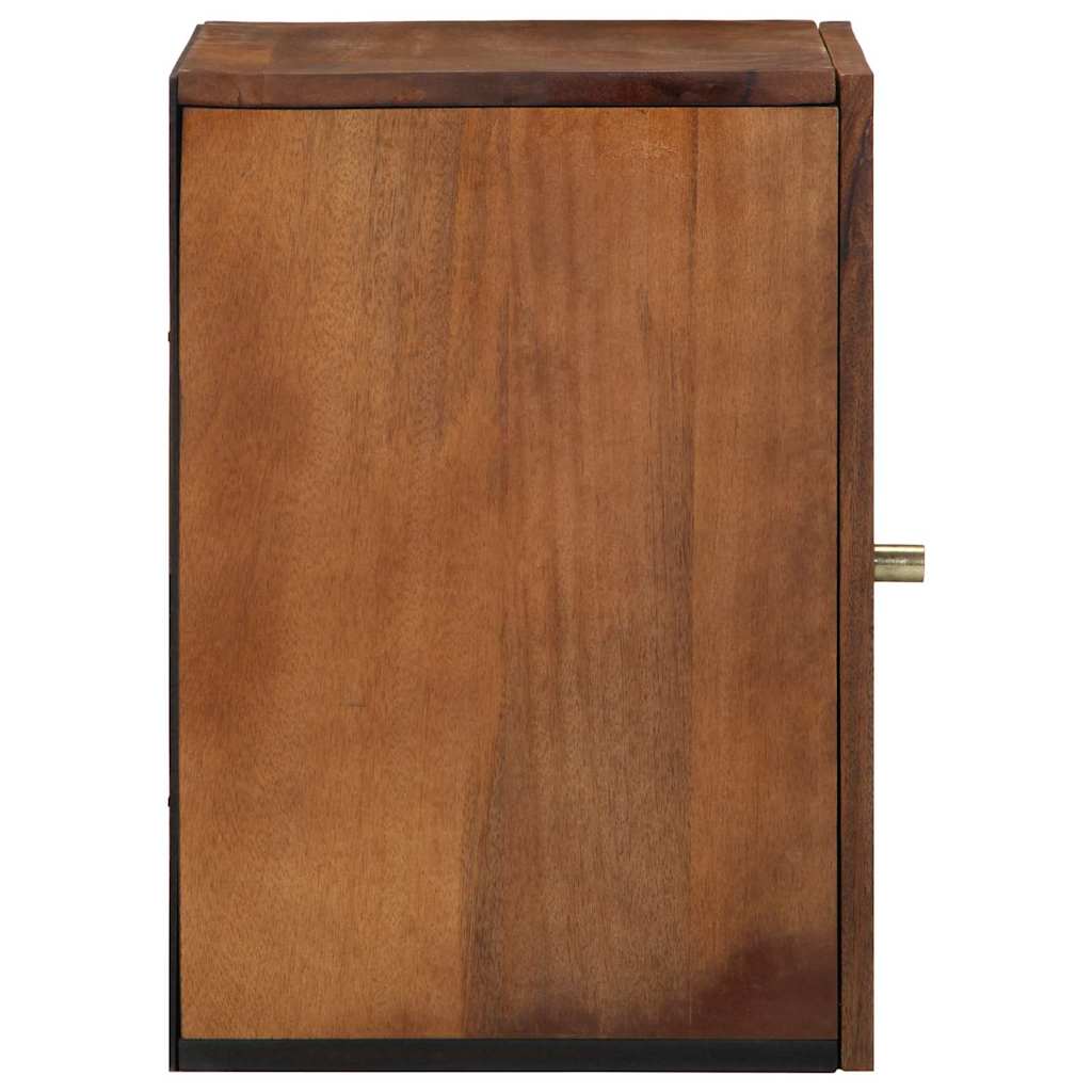 Badezimmer-Schrank Braun 38 x 33,5 x 48 cm Massivholz Mango