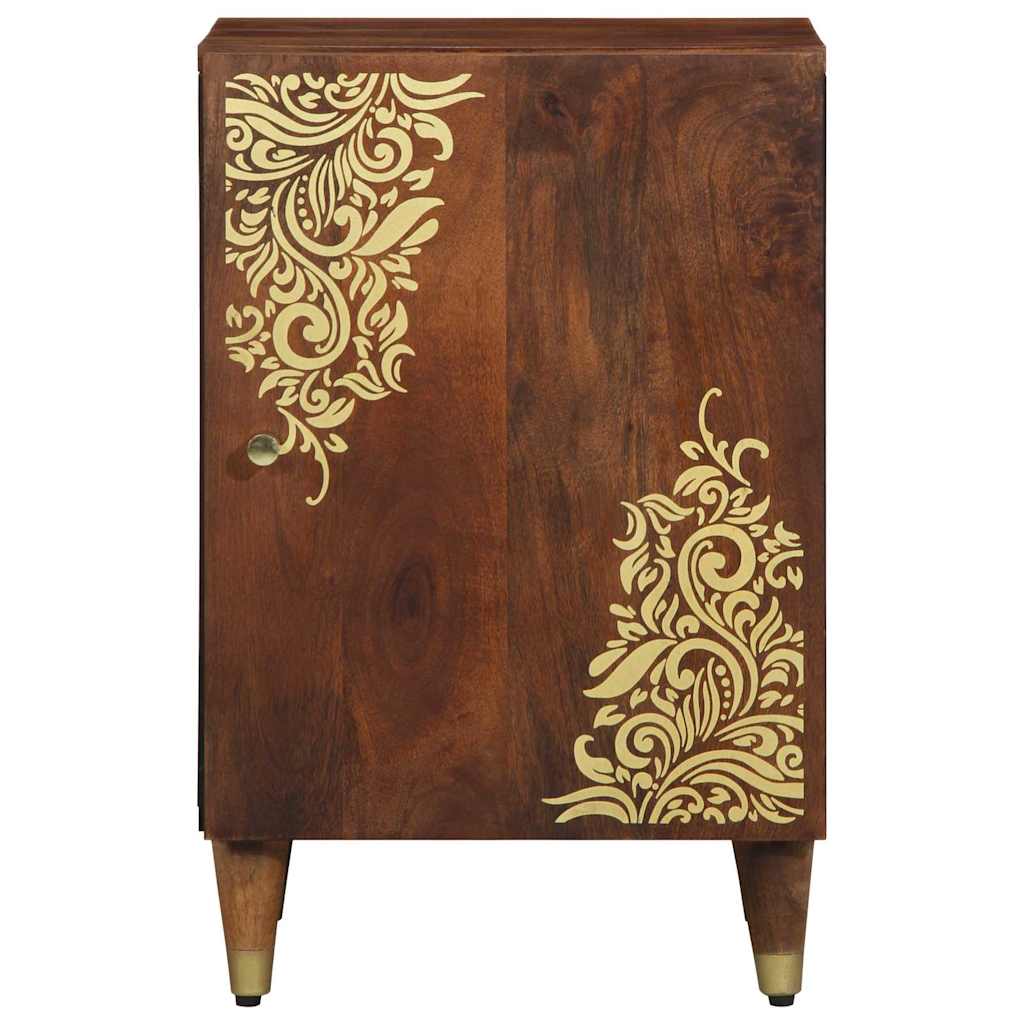 Badezimmerschrank Braun 38 x 33.5 x 58 cm Massivholz Mango
