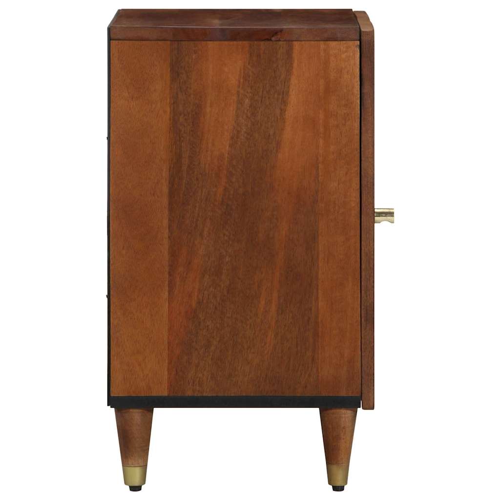 Badezimmerschrank Braun 38 x 33.5 x 58 cm Massivholz Mango
