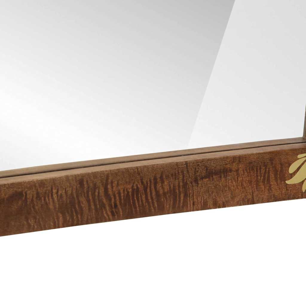 Badezimmerspiegel Braun 50 x 70 x 3 cm Massivholz Mango