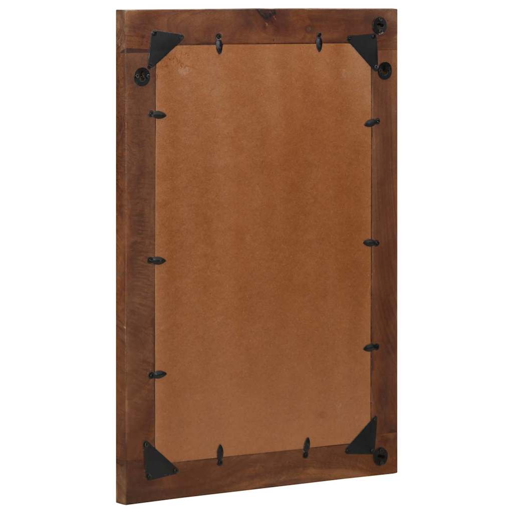 Badezimmerspiegel Braun 50 x 70 x 3 cm Massivholz Mango