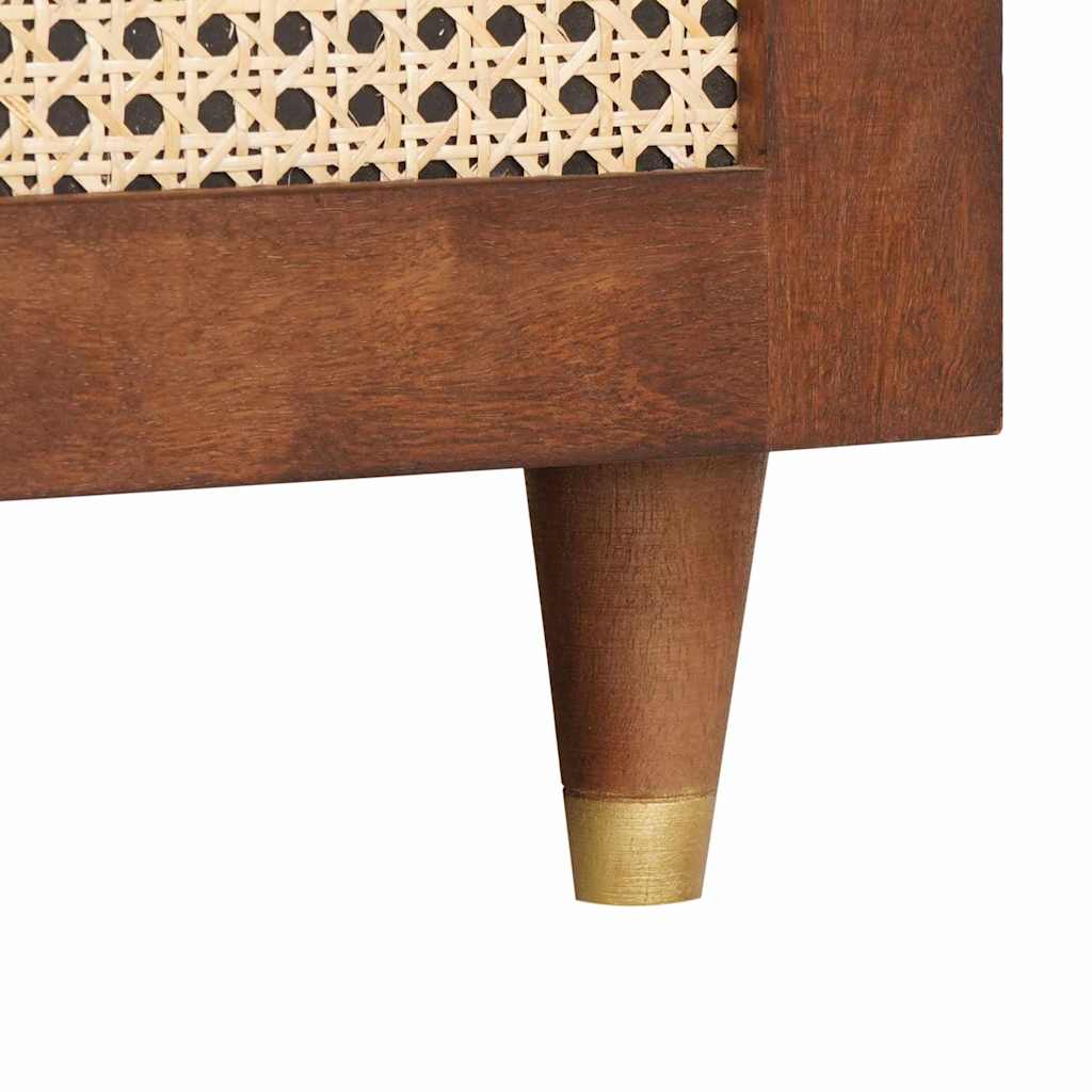 Kaffee-Tische Braun 80 x 54 x 40 cm Rohr und massives Mangoholz
