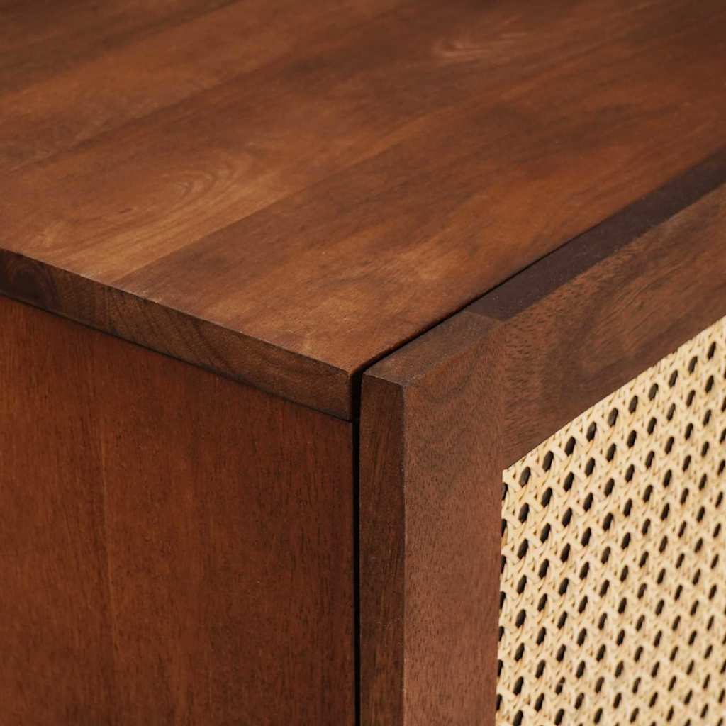 Spülenschrank mit Regal mit Speicher Braun 62 x 33 x 58 cm