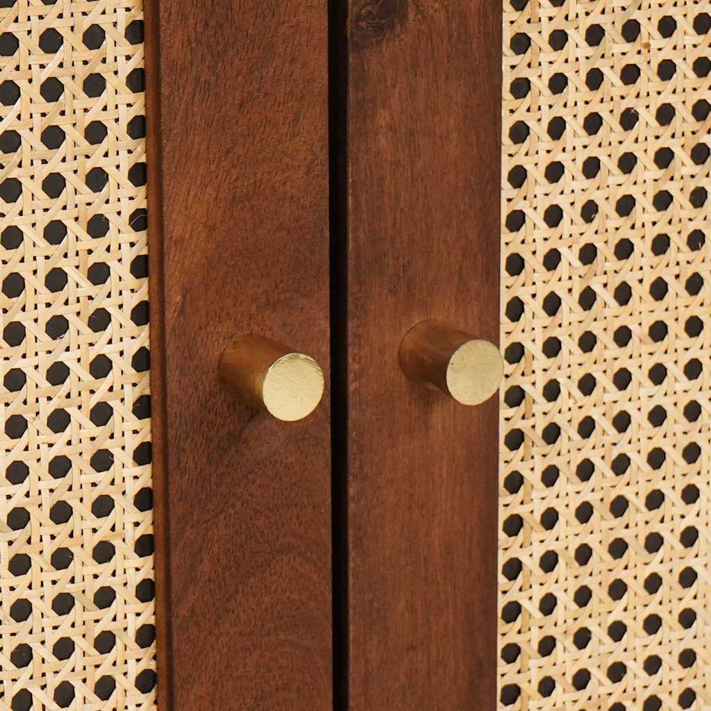 Spülenschrank mit Regal mit Speicher Braun 62 x 33 x 58 cm