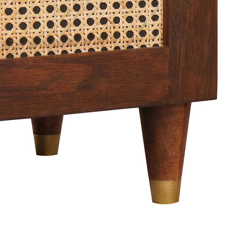 Spülenschrank mit Regal mit Speicher Braun 62 x 33 x 58 cm