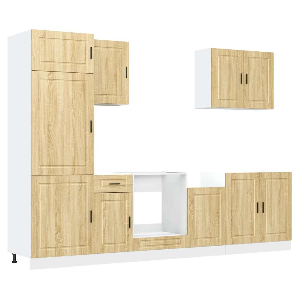 7-tlg. Küchenschrank-Set Porto Sonoma-Eiche Holzwerkstoff