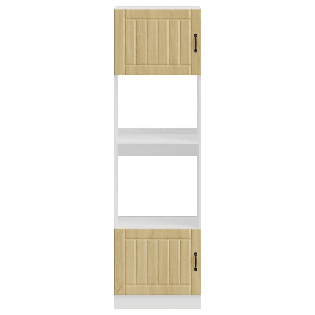 Built-in stove cabinets 2 pcs. Lucca Sonoma oak wood material