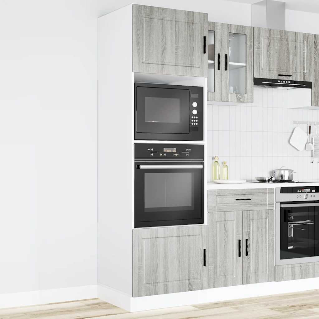 Built-in stove cabinets 2 pcs. Porto Grey Sonoma wood material