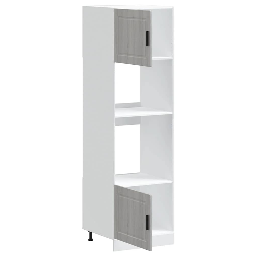 Built-in stove cabinets 2 pcs. Porto Grey Sonoma wood material