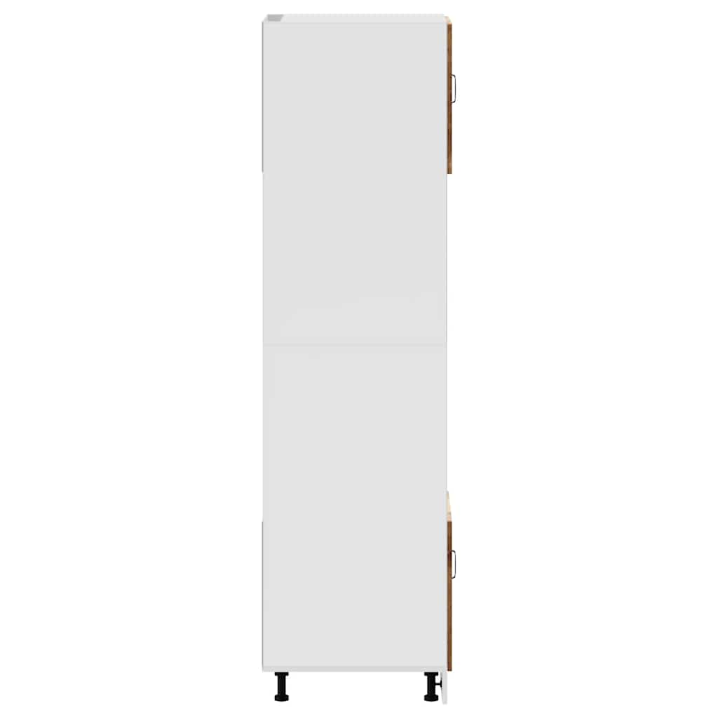 Built-in stove cabinets 2 pcs. Porto reclaimed wood look wood material