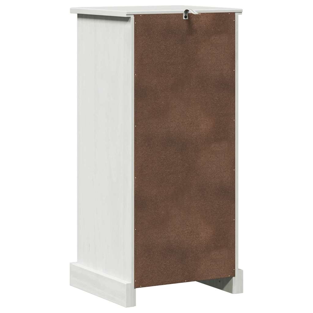 Badschrank VIGO Antik Weiß 37 x 34 x 80 cm Massivholz Kiefer