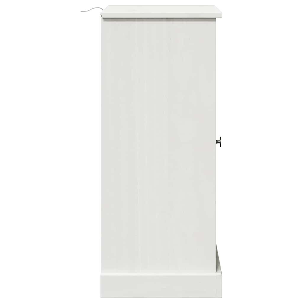 Badschrank VIGO Antik Weiß 37 x 34 x 80 cm Massivholz Kiefer