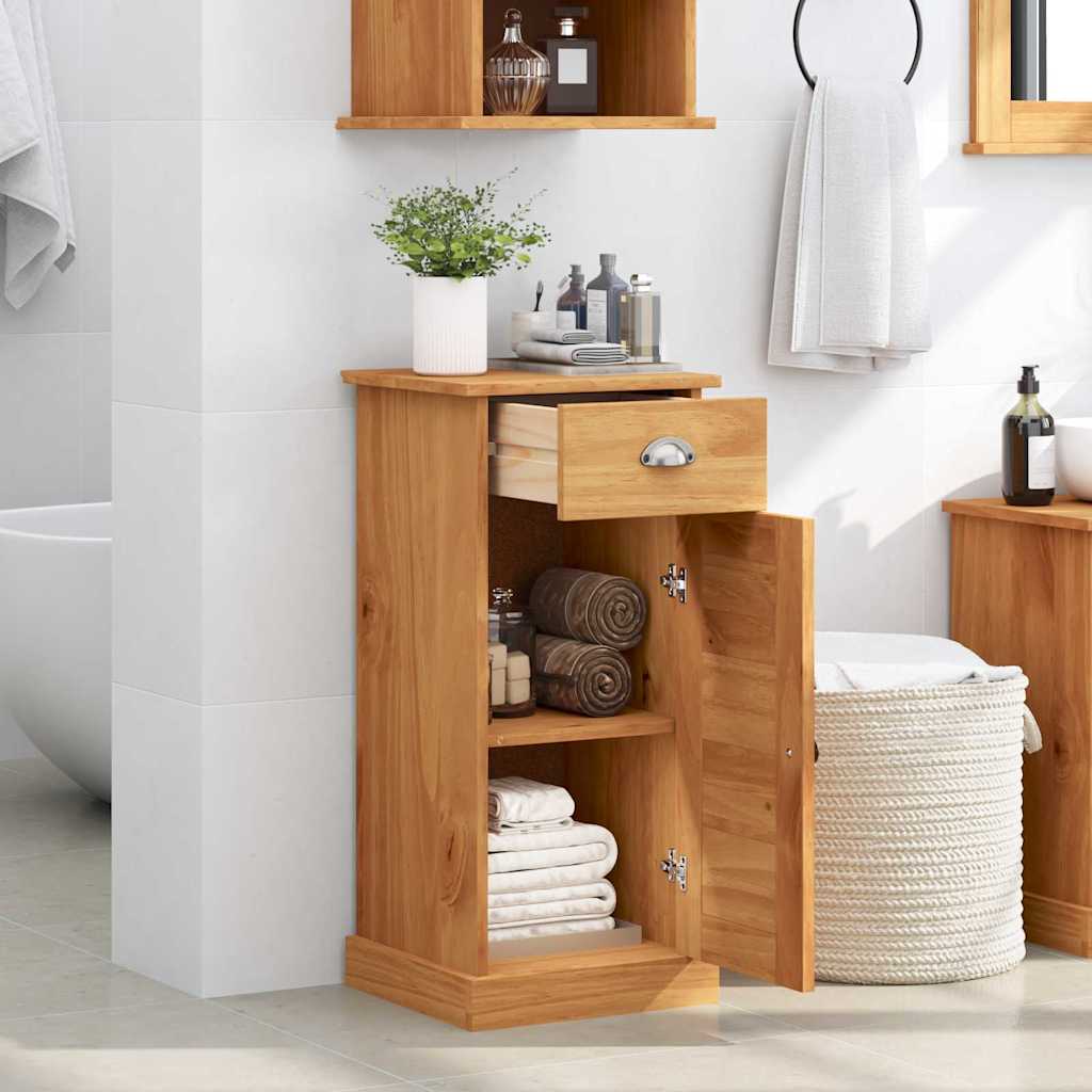 Badezimmerschrank mit Regal VIGO Honigbraun 37,5 x 34 x 80 cm
