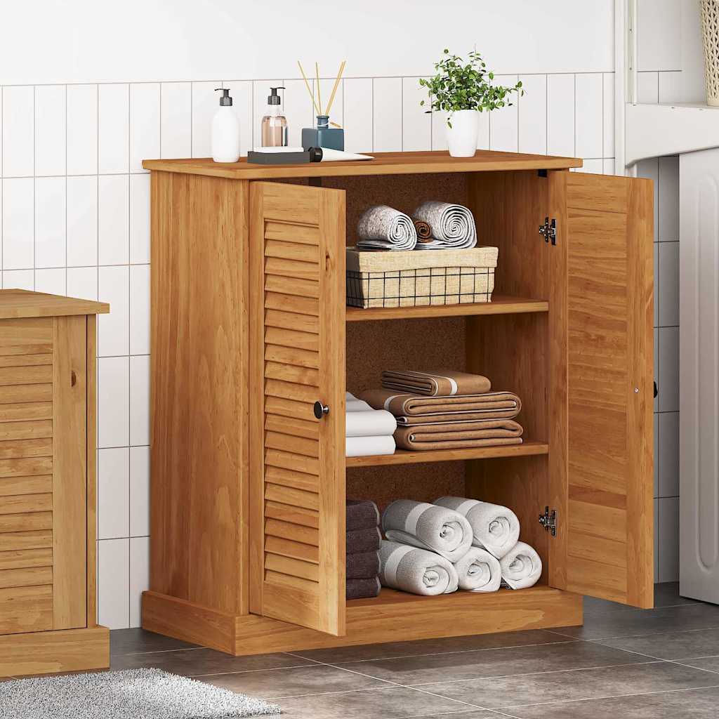 Badezimmer Schrank VIGO Honigbraun 67,5 x 34 x 80 cm