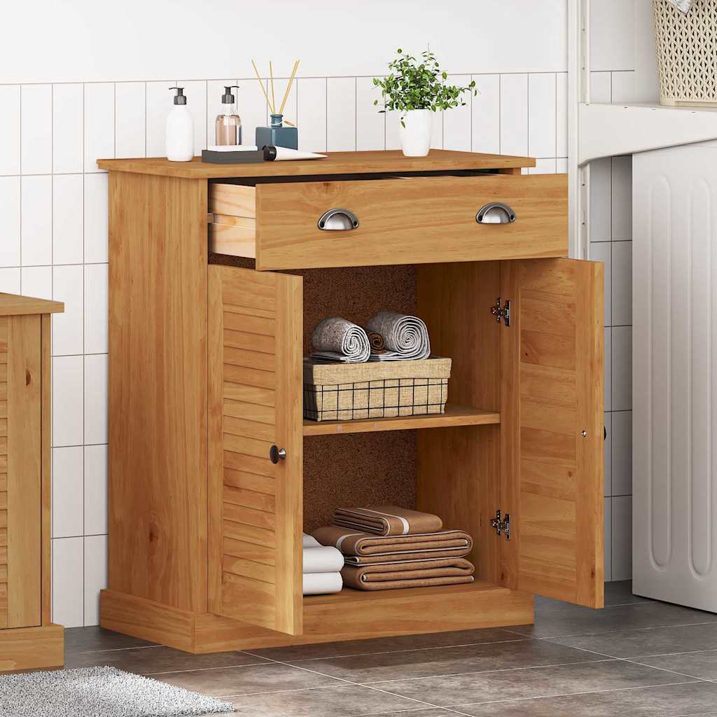 Badezimmer Schrank VIGO Honigbraun 67,5 x 34 x 80 cm