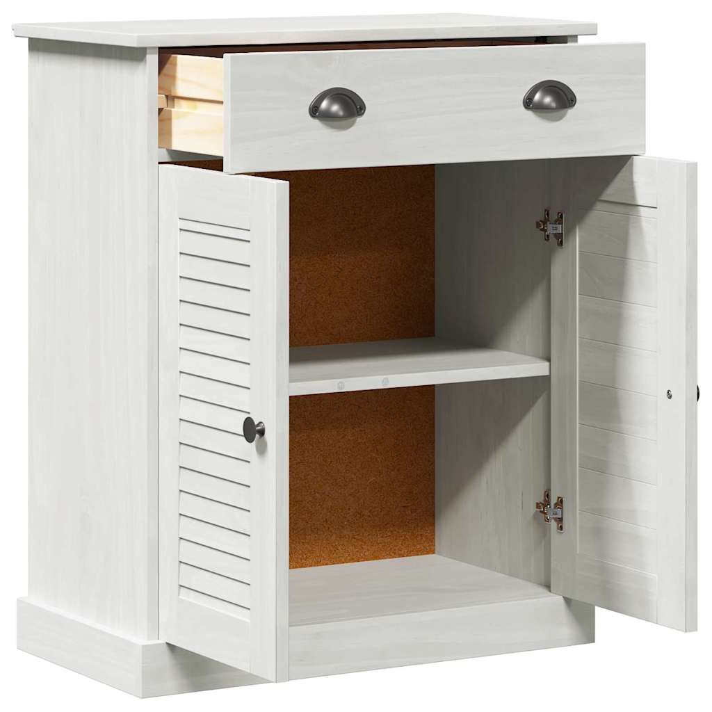 Badezimmer Schrank mit Speicher VIGO Weiß 67,5 x 34 x 80 cm