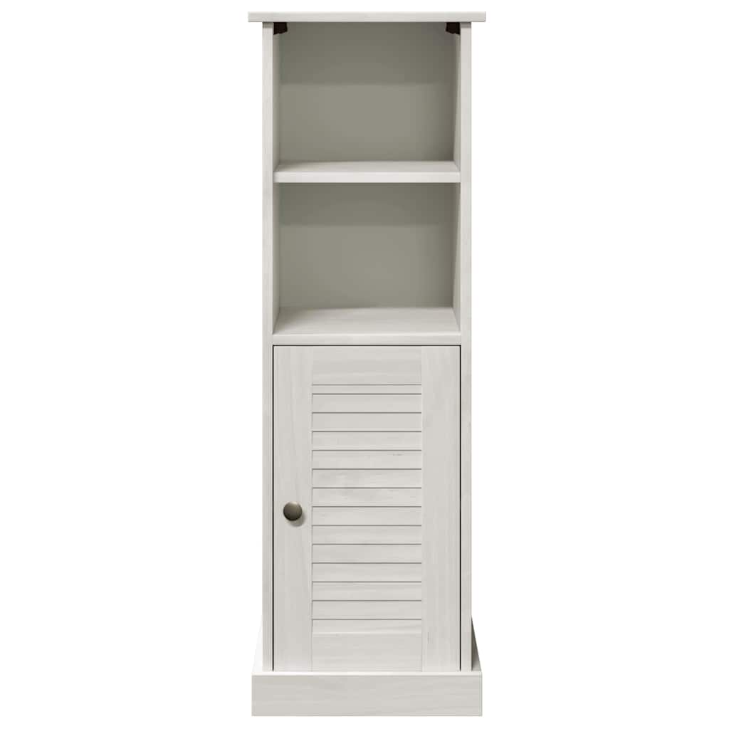 Badezimmer Schrank VIGO Weiß 37 x 34 x 110 cm Massivholz Kiefer