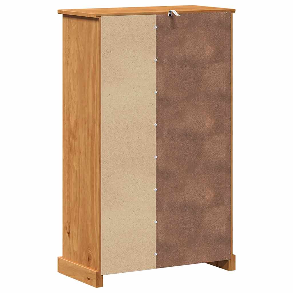 Badezimmer Schrank VIGO Honigbraun 67,5 x 34 x 110 cm