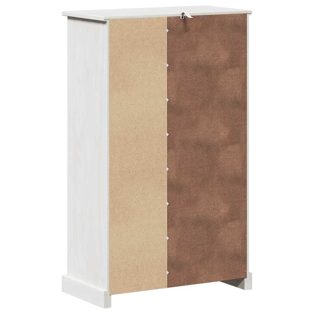 Badezimmer Schrank mit Speicher VIGO Weiß 67,5 x 34 x 110 cm