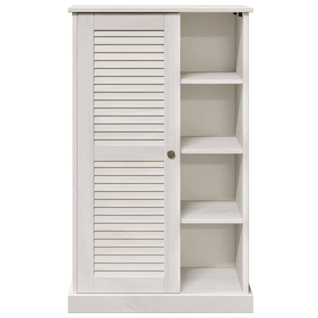 Badezimmer Schrank mit Speicher VIGO Weiß 67,5 x 34 x 110 cm