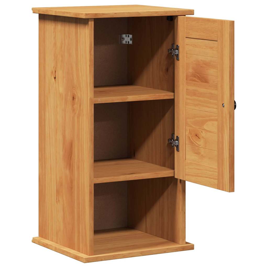 Wandmontierter Badezimmerschrank mit Speicher VIGO Honigbraun