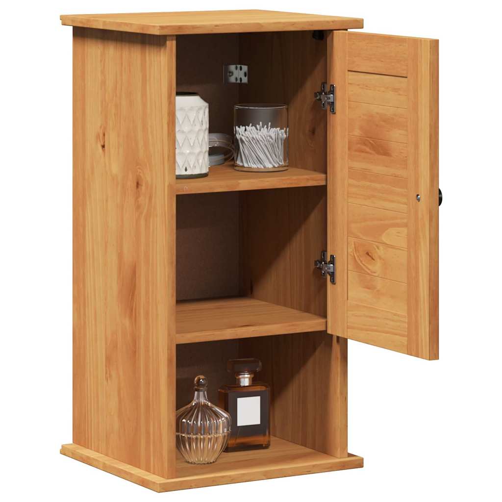 Wandmontierter Badezimmerschrank mit Speicher VIGO Honigbraun