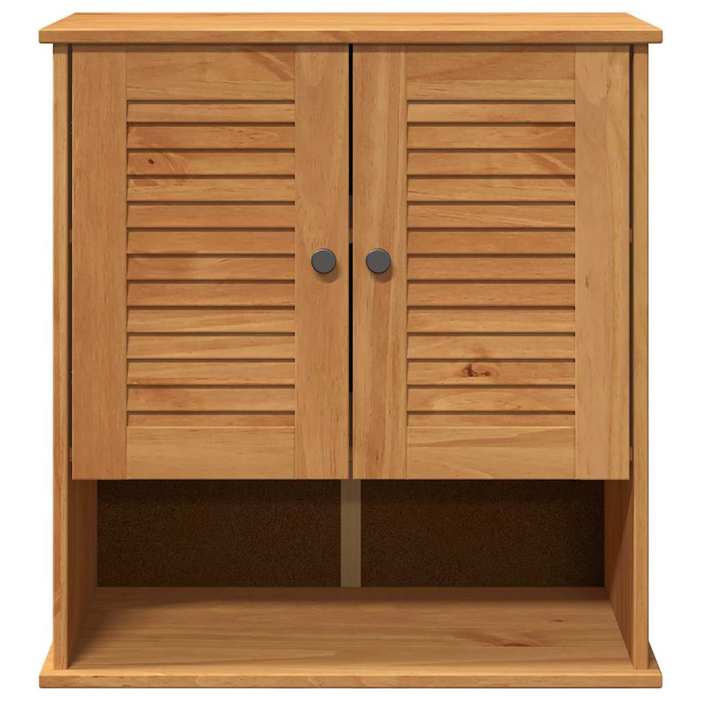 Wandmontierter Badezimmerschrank Wandmontiert VIGO Honigbraun