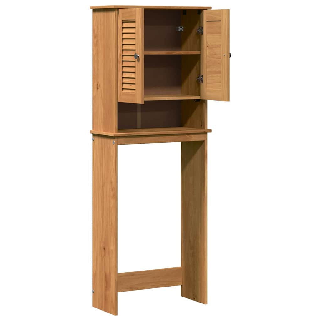 WC-Schränke VIGO Honigbraun 60 x 27 x 161 cm Massivholz Kiefer