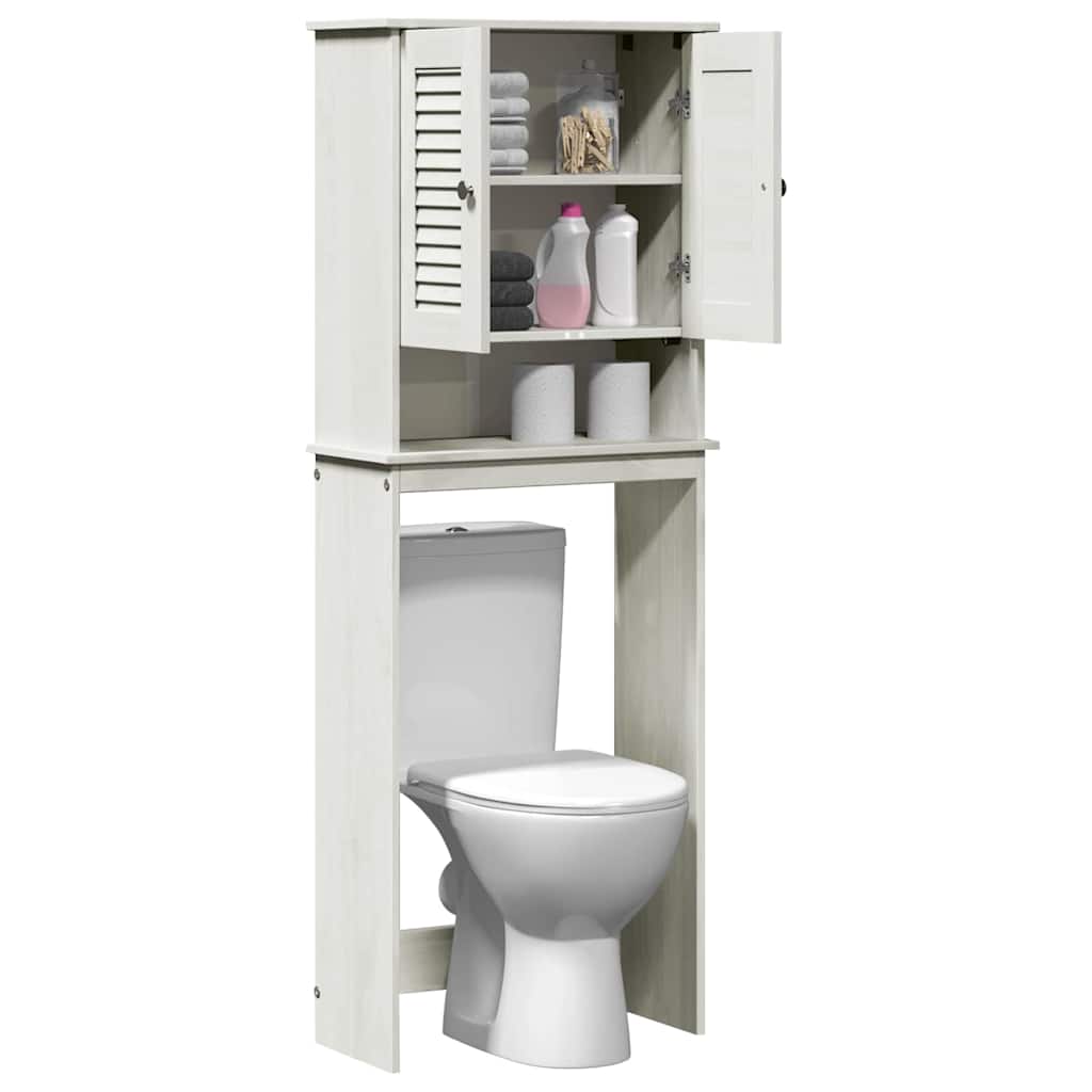 WC-Schränke VIGO Weiß 60 x 27 x 161 cm Massivholz Kiefer