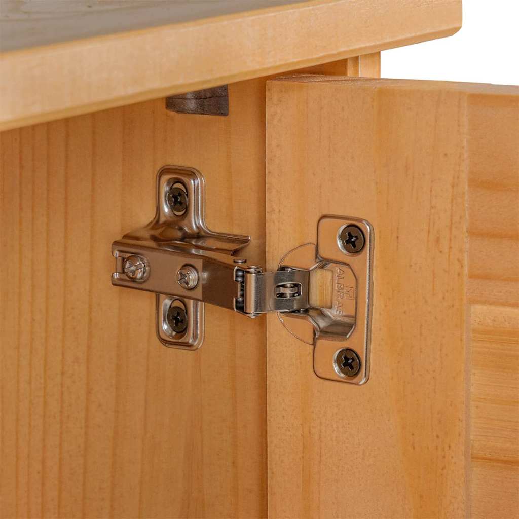 Waschmaschinen-Schrank VIGO Honigbraun 72,5 x 27 x 161 cm
