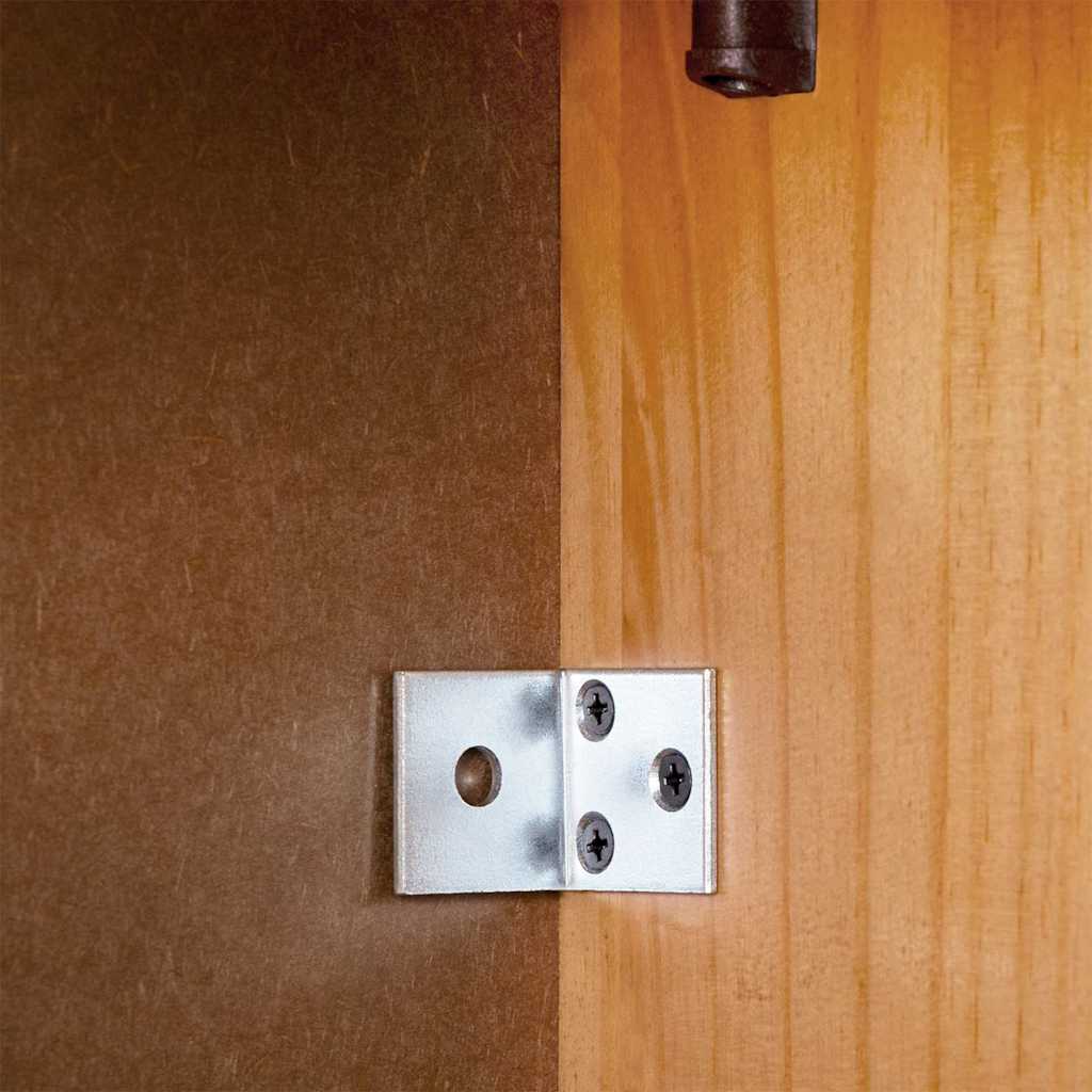 Waschmaschinen-Schrank VIGO Honigbraun 72,5 x 27 x 161 cm