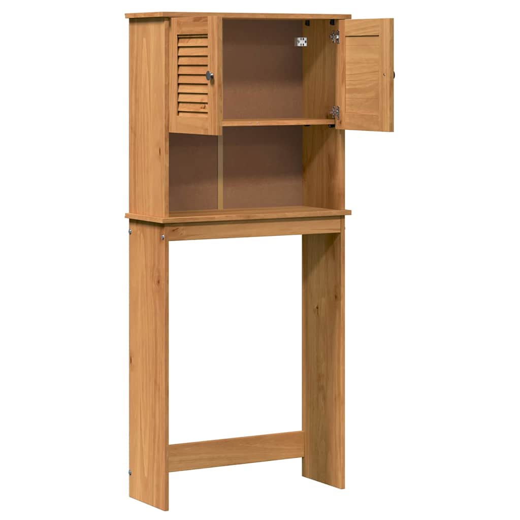 Waschmaschinen-Schrank VIGO Honigbraun 72,5 x 27 x 161 cm