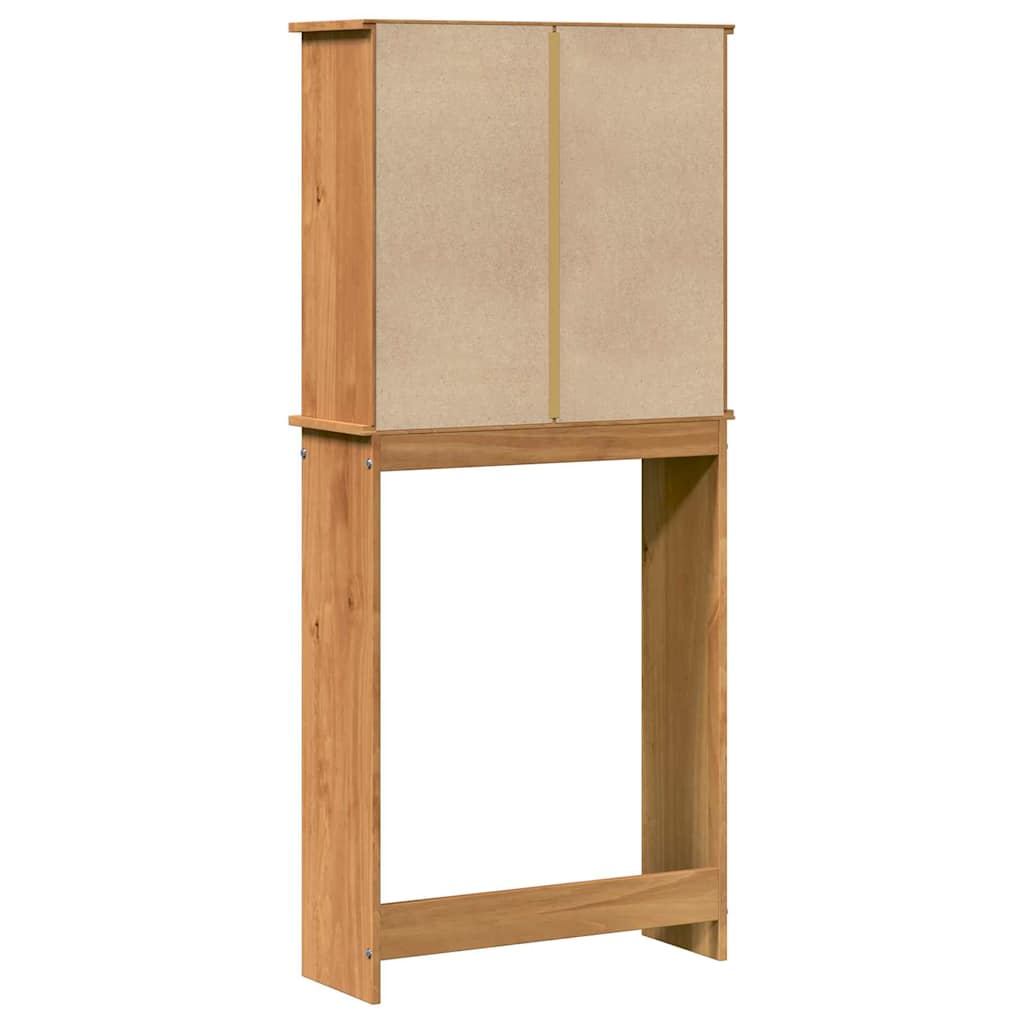 Waschmaschinen-Schrank VIGO Honigbraun 72,5 x 27 x 161 cm