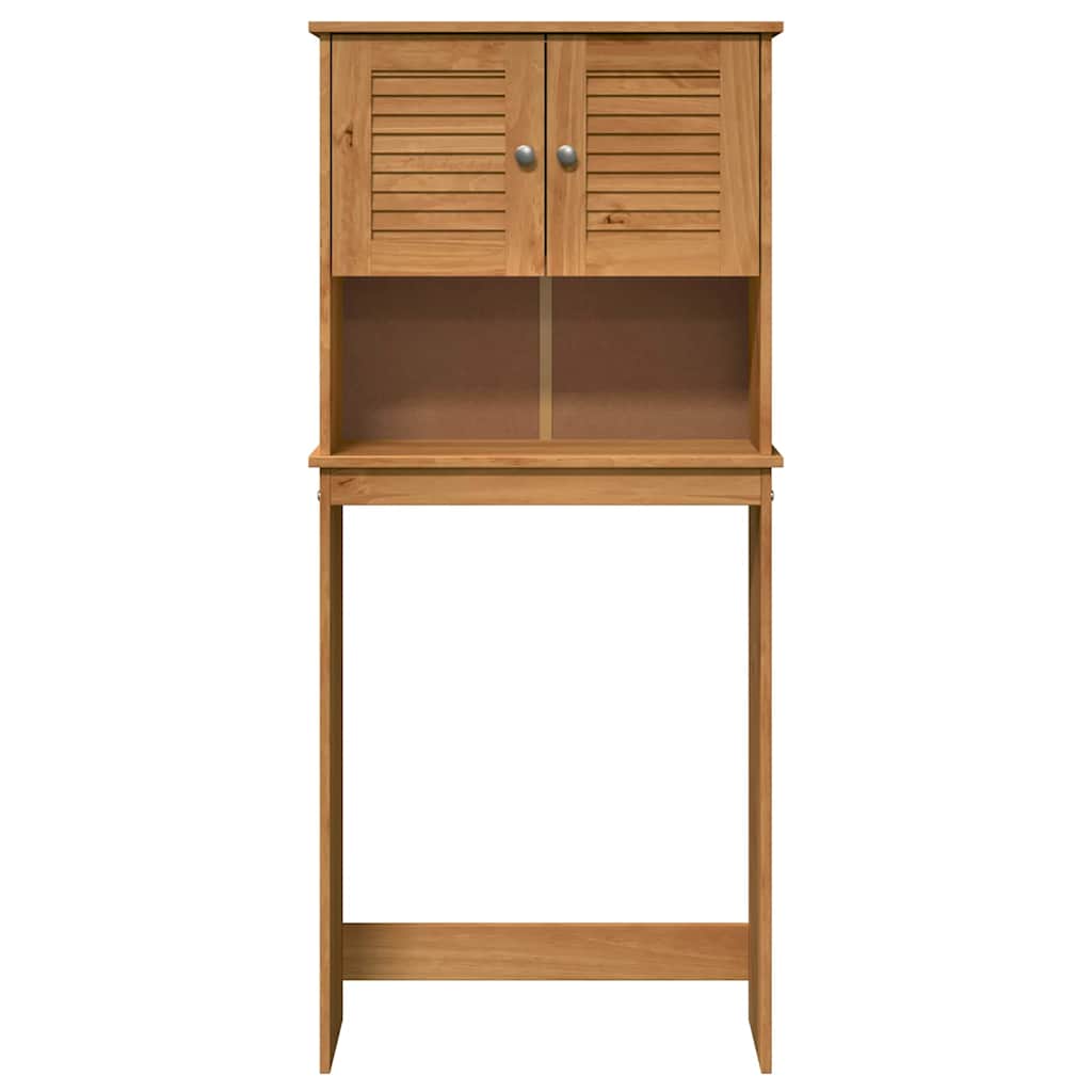 Waschmaschinen-Schrank VIGO Honigbraun 72,5 x 27 x 161 cm