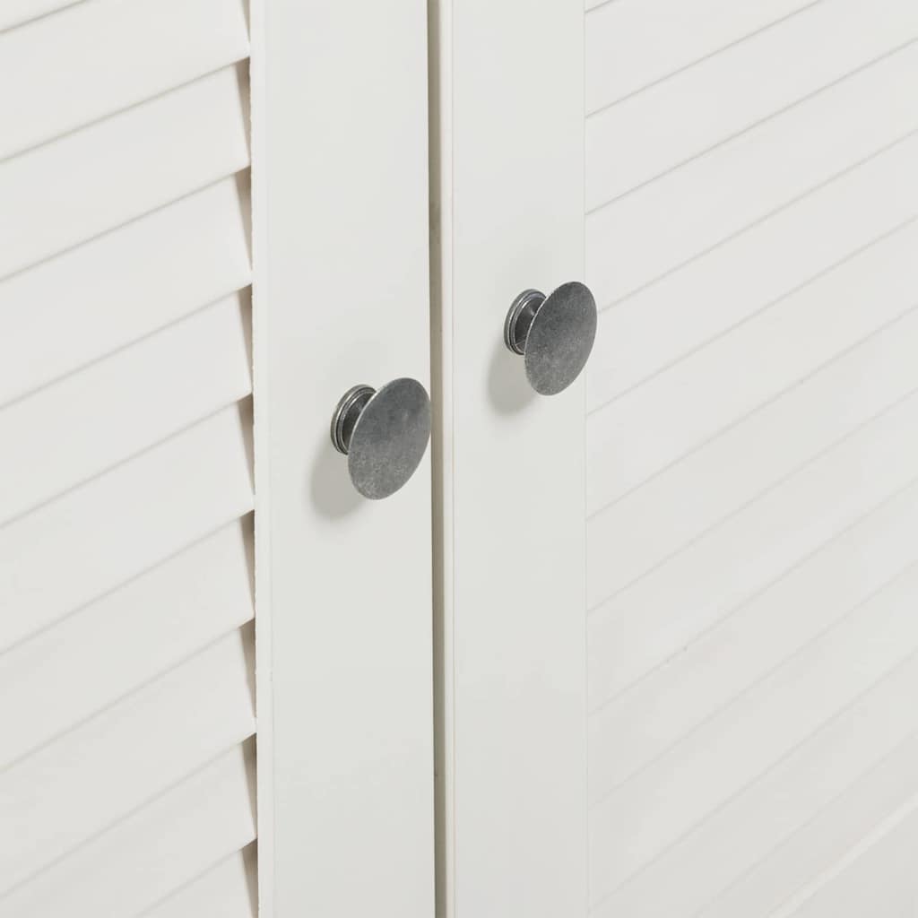 Waschmaschinen-Schrank mit Regal VIGO Weiß 72,5 x 27 x 161 cm