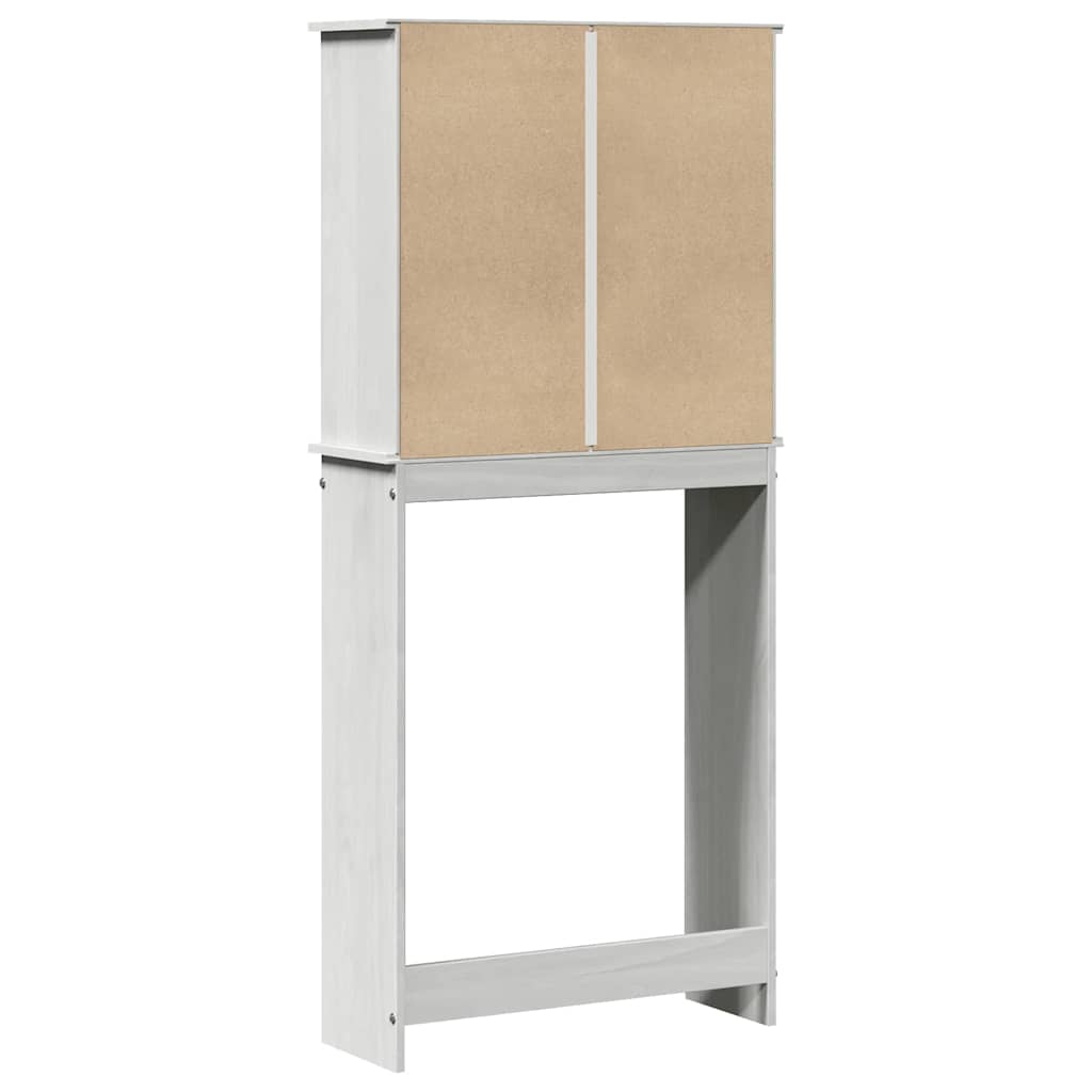 Waschmaschinen-Schrank mit Regal VIGO Weiß 72,5 x 27 x 161 cm