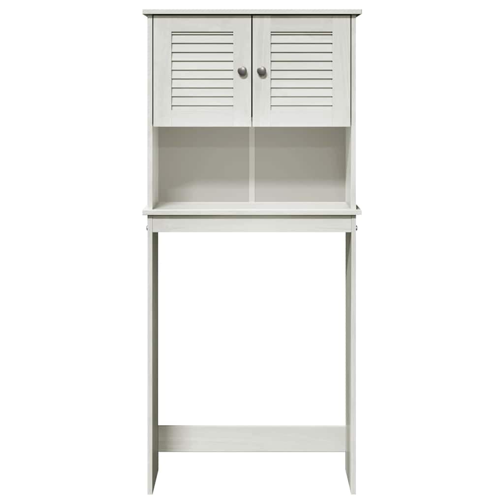 Waschmaschinen-Schrank mit Regal VIGO Weiß 72,5 x 27 x 161 cm
