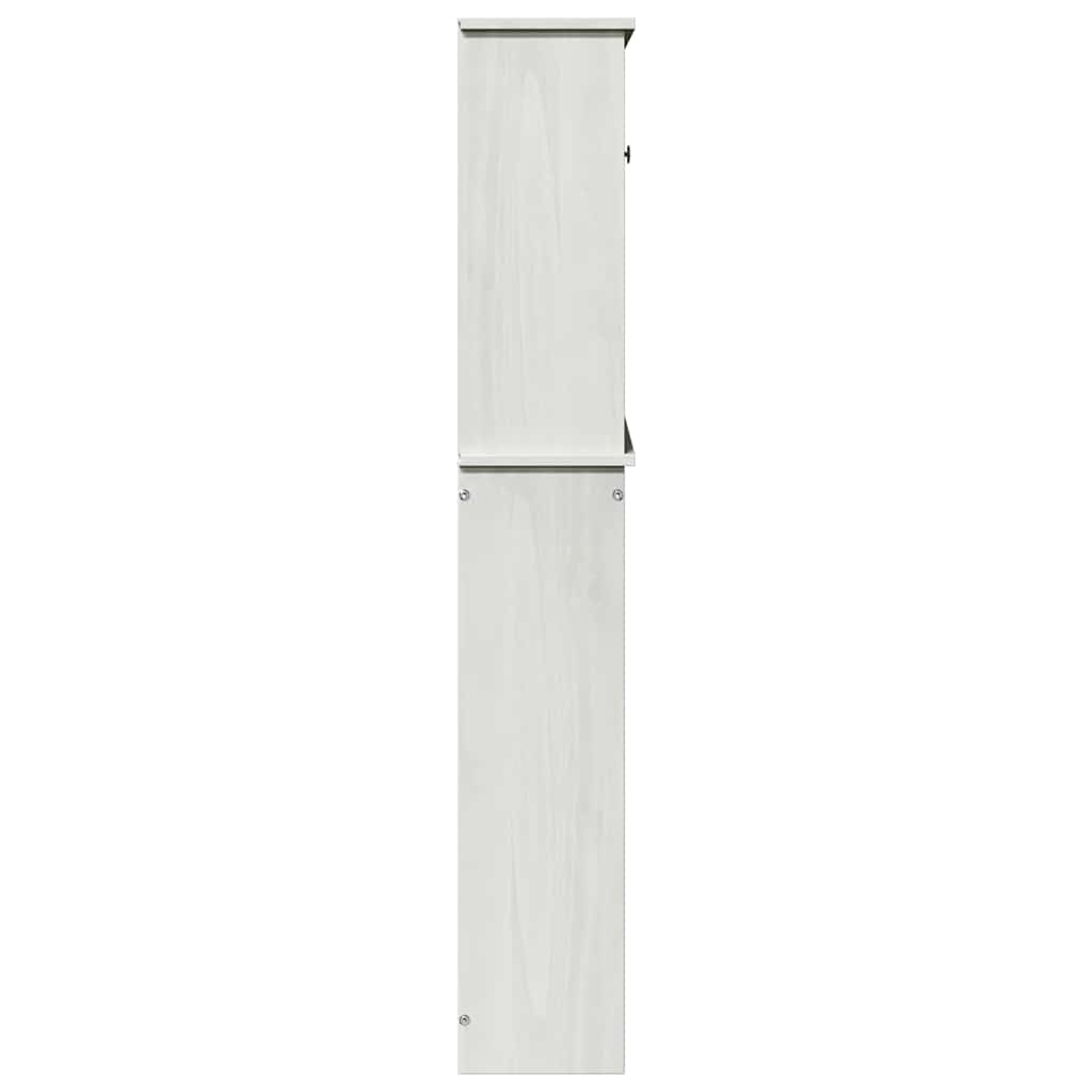 Waschmaschinen-Schrank mit Regal VIGO Weiß 72,5 x 27 x 161 cm
