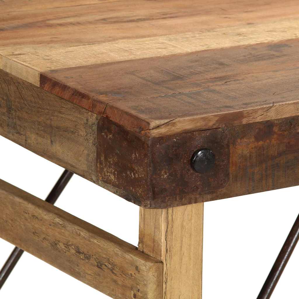 Esstisch Braun 110 x 55 x 76 cm recyceltes Massivholz