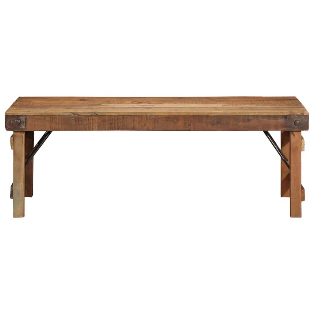 Couchtisch Braun 110 x 55 x 40 cm recyceltes Massivholz